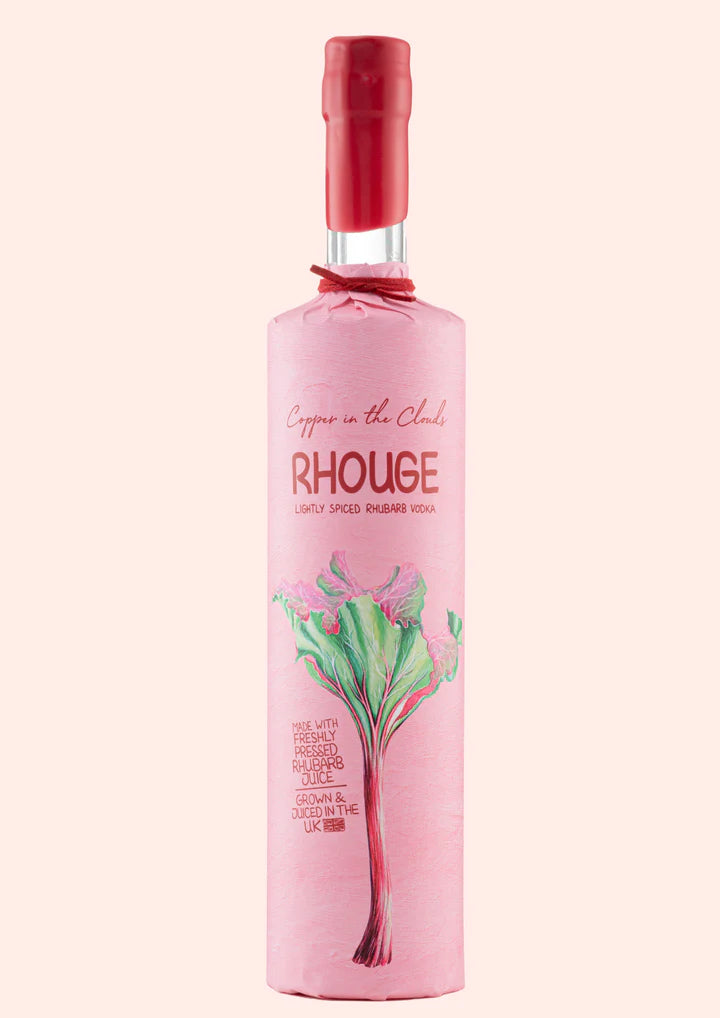 Copper in the Clouds Rhouge Spiced Rhubarb Vodka 35cl
